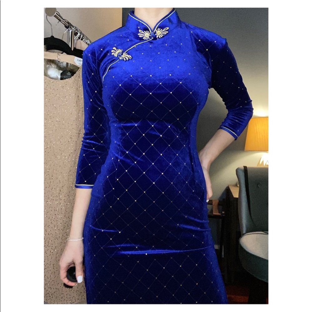 Qipao Velvet dress